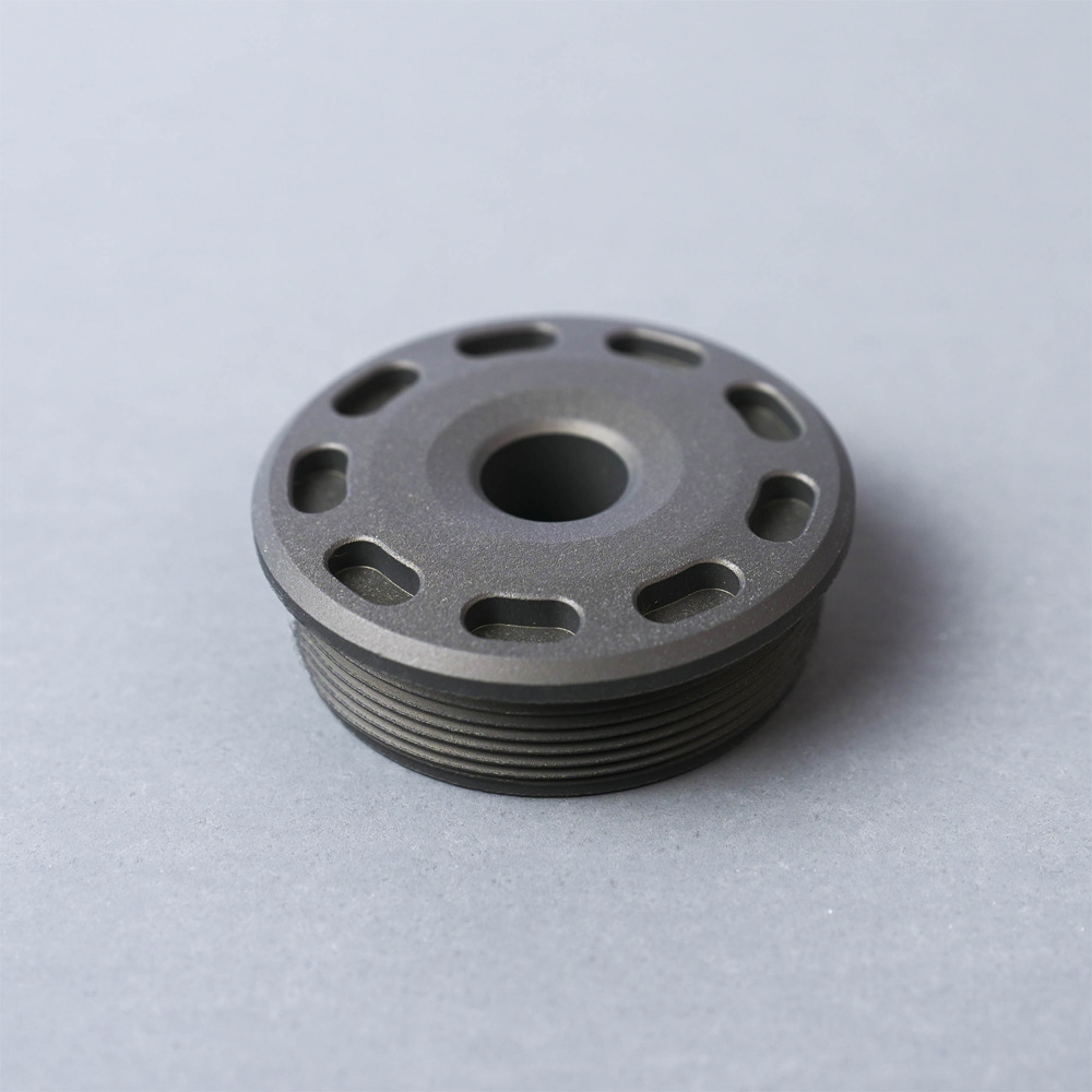SILENCERCO BRAVO FRONT CAP TITANIUM .30CAL